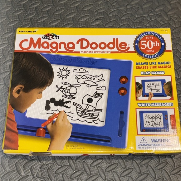 Retro Magna Doodle - 50 Years of Creative Fun – Classic Magnetic Drawing Boar... - Picture 1 of 2